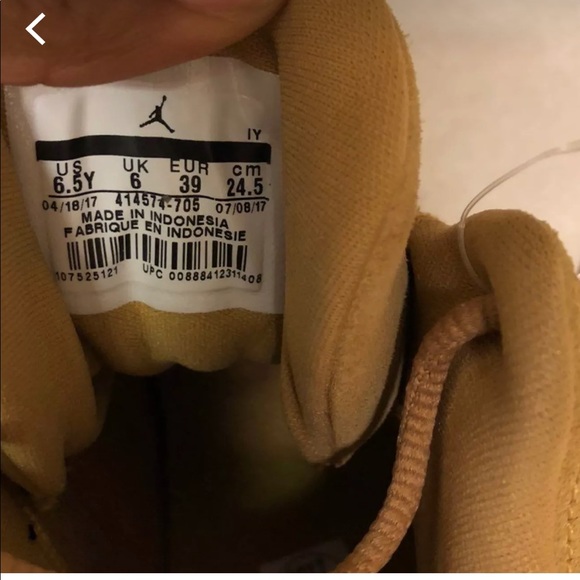 SOLD ON M!Wheat Jordan’s - Picture 2 of 4